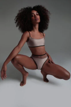 Rolling Vento Glam Reversible Top - Black Lurex / Beige -Lingerie Shop day02rolling1193 e2cfdc8c 6191 43ef 994e 849b8c9f1f54