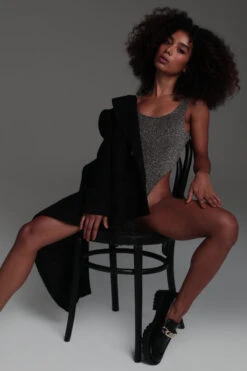 Rolling Glam Bodysuit - Black Lurex 8 Rolling Glam Bodysuit - Black Lurex -Lingerie Shop day02rolling1238