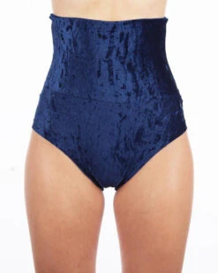 Dragonfly Betty High-Waisted Shorts - Velvet Blue -Lingerie Shop dzz7e3e42j.Betty shorts velvet blue 1