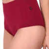 Cleo The Hurricane Essential High Waisted Shorts - Merlot -Lingerie Shop ess hw mer