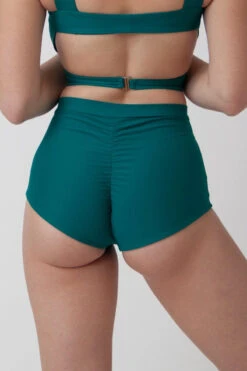 FANNA Basic Shorts - Teal 6 FANNA Basic Shorts - Teal -Lingerie Shop fanna polewear basic shorts 37858317074657