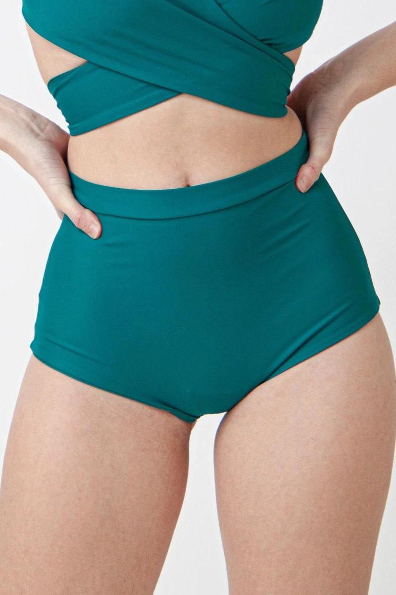 FANNA Basic Shorts - Teal 3 FANNA Basic Shorts - Teal