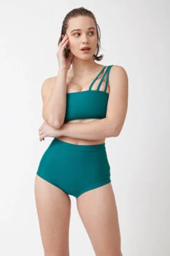 FANNA Basic Shorts - Teal 7 FANNA Basic Shorts - Teal -Lingerie Shop fanna polewear basic shorts 37858317631713