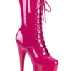 Pleaser USA Flamingo-1050 8inch Pleaser Boots - Patent Hot Pink -Lingerie Shop flamingo 1050 hp 78c80e9a 3e07 4587 8b00 76052546f8d2