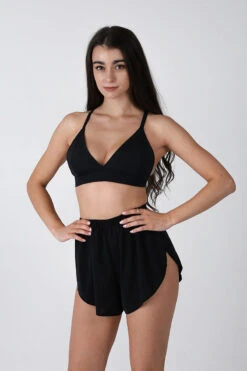REV ACTIV Flow Shorts - Black -Lingerie Shop flow black shorts 2