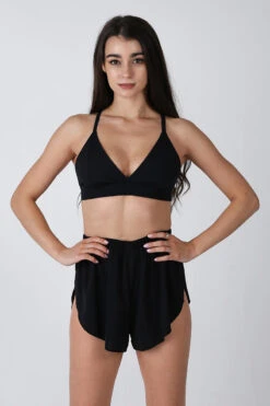 REV ACTIV Flow Shorts - Black -Lingerie Shop flow black shorts 3
