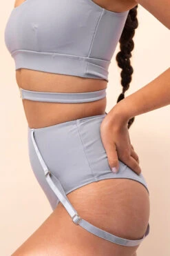 Lunalae Kehlani High Waist Bottoms - Recycled Grey 7 Lunalae Kehlani High Waist Bottoms - Recycled Grey -Lingerie Shop k7 811f0b9d b008 4f1b b5c9 53994f268346