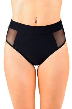 Dragonfly Molly Shorts - Black Mesh -Lingerie Shop msb