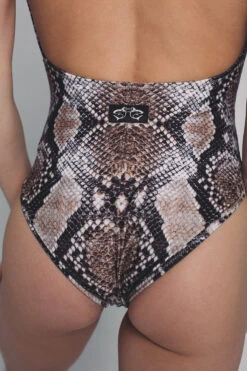 Shark Polewear Passion Bodysuit - Snake -Lingerie Shop passionsnake