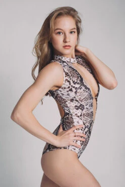 Shark Polewear Passion Bodysuit - Snake -Lingerie Shop passionsnake2