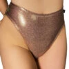 Cleo The Hurricane High Rider Hot Pants - Rose Gold