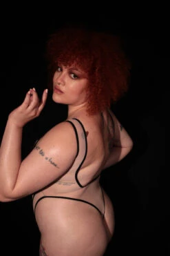 Rolling Vertigo Bodysuit - Beige/Black 10 Rolling Vertigo Bodysuit - Beige/Black -Lingerie Shop rollings0208