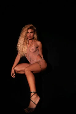 Rolling Astral Body Chain - Crystal 15 Rolling Astral Body Chain - Crystal -Lingerie Shop rollings0530