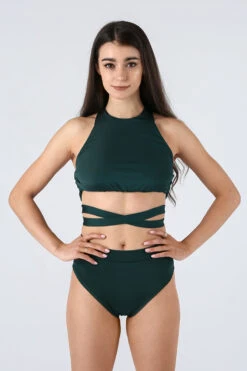 REV ACTIV Second Skin Top - Bottle Green -Lingerie Shop second skin bottle green set 3 7df1454e 7891 4a9b b793 c23213bff954