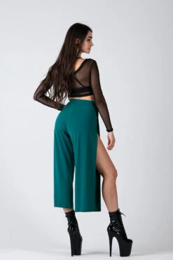 REV ACTIV Sensual Flow Pants (with Leg Slit) - Malachite