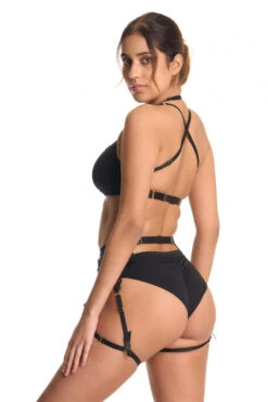 Bandurska Slow Dancing Garter Belt - Black -Lingerie Shop slow dancing garter belt2