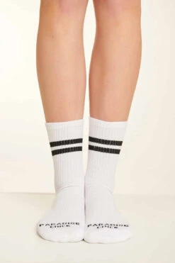 Paradise Chick Supreme Pole Dance Socks - White -Lingerie Shop supreme socks2