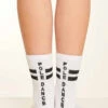 Paradise Chick Supreme Pole Dance Socks - White -Lingerie Shop supreme socks3