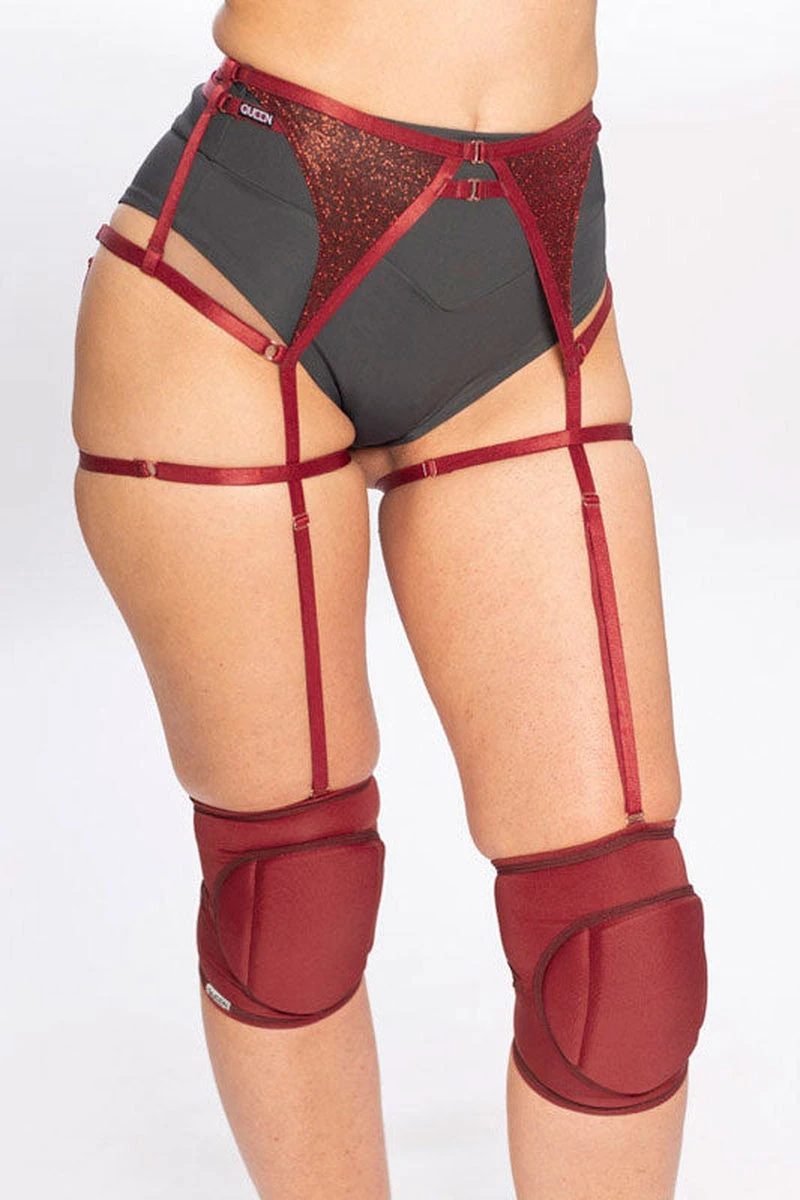 Queen Garter Belt - Cherry Shine 7 Queen Garter Belt - Cherry Shine - Image 5